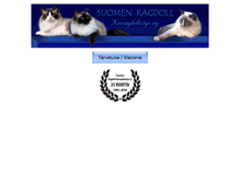 Tablet Screenshot of finragdolls.net